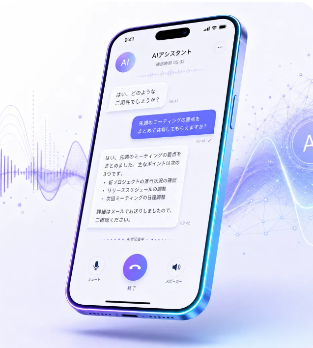 AI電話の応対イメージ
